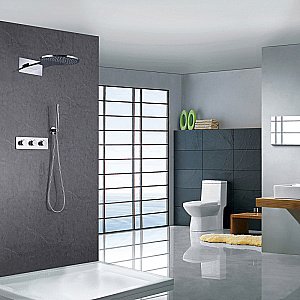 Душевая система ABBER Wasser Kreis AF8151 хром купить в интернет-магазине сантехники Sanbest