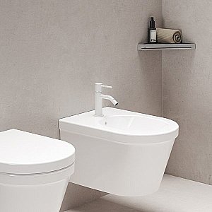 Смеситель для биде Ravak Espirit X070244 белый вельвет купить в интернет-магазине сантехники Sanbest