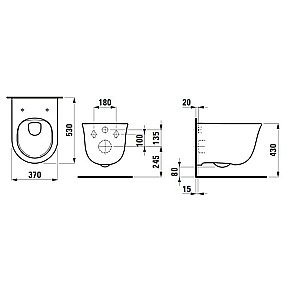 Унитаз подвесной Laufen New Classic 8.2085.1.400.000.1 купить в интернет-магазине Sanbest