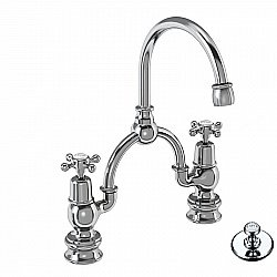 Смеситель для раковины Burlington Regent CLR28-QT+W9 купить в интернет-магазине сантехники Sanbest