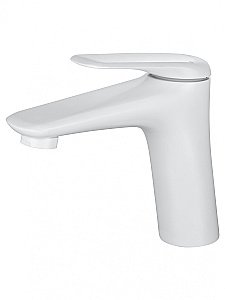 Смеситель для раковины WONZON & WOGHAND Elbe, Белый матовый (WW-A41222-MW) купить в интернет-магазине сантехники Sanbest