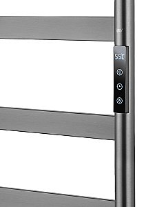 Полотенцесушитель электрический напольный WONZON & WOGHAND BREMEN, Темный графит (WW-A207-GM) купить в интернет-магазине сантехники Sanbest