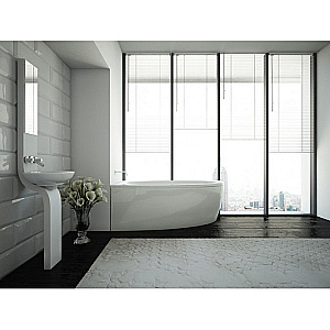 Ванна Azario KAPRIS 150х90 белая купить в интернет-магазине Sanbest