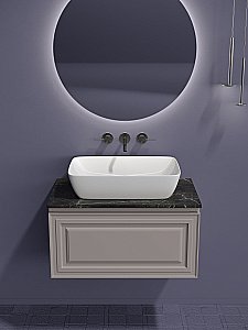 Тумба с раковиной Sancos Very 80 со столешницей, Doha Soft для ванной в интернет-магазине Sanbest