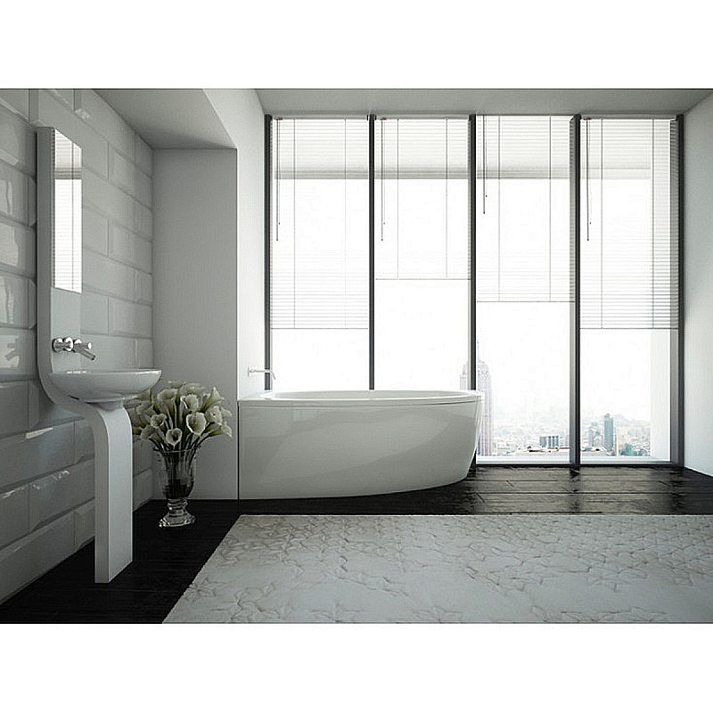 Ванна Azario KAPRIS 150х90 белая купить в интернет-магазине Sanbest