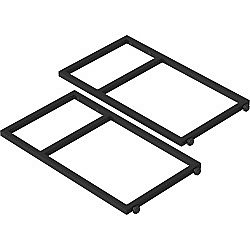 Кронштейн напольный Good Door КР00011 43х75 2 шт. черный купить в интернет-магазине сантехники Sanbest