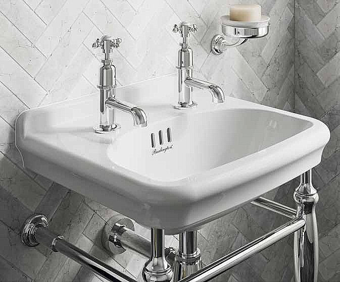 Мыльница Burlington Guild GU005C хром/белая купить в интернет-магазине сантехники Sanbest