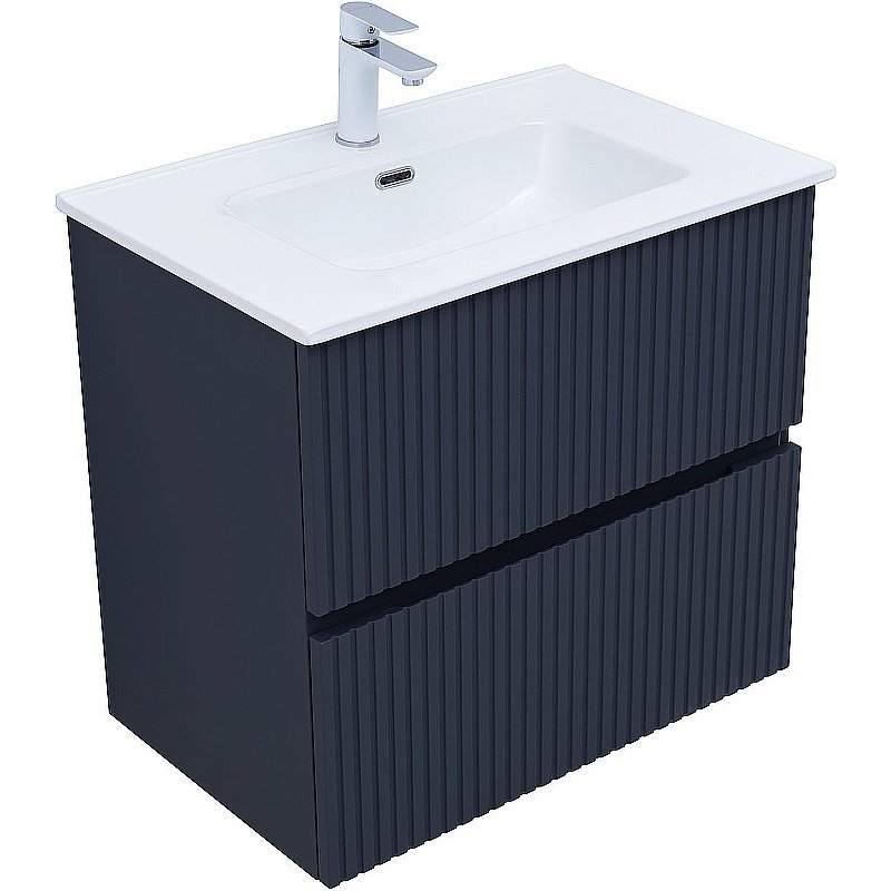 Тумба с раковиной Aquanet Джейн 70 313301 маренго для ванной в интернет-магазине Sanbest