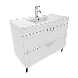 Тумба с раковиной Iddis Oxford OXF10W1i95K 100 для ванной в интернет-магазине Sanbest