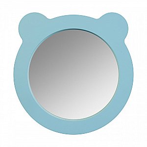 Зеркало Акватон Каспер Мишка 1A283302CR0E0 голубое матовое в ванную от интернет-магазине сантехники Sanbest