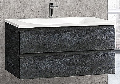 Тумба с раковиной Cezares MOLVENO 100 Antracite для ванной в интернет-магазине Sanbest