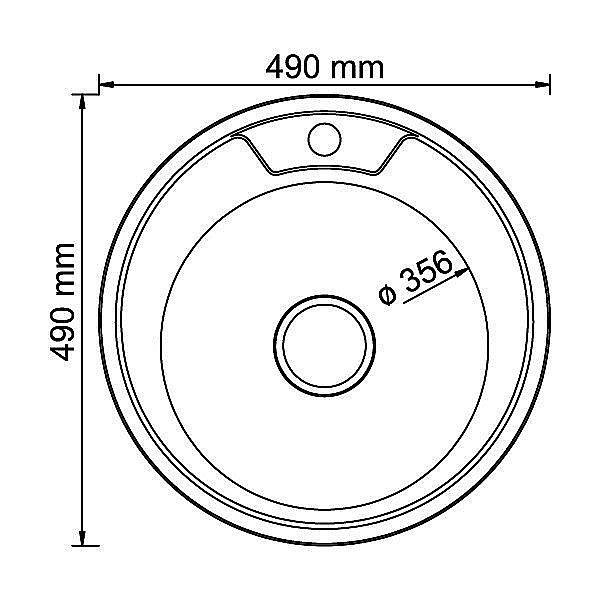 Мойка кухонная MIXLINE ML 528182 хром купить в интернет-магазине сантехники Sanbest