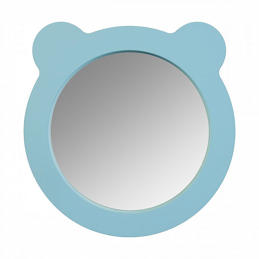 Зеркало Акватон Каспер Мишка 1A283302CR0E0 голубое матовое в ванную от интернет-магазине сантехники Sanbest