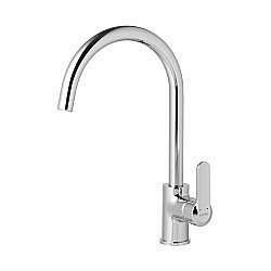 Смеситель для кухни Santek Линдос WH5A41008C001 хром купить в интернет-магазине сантехники Sanbest