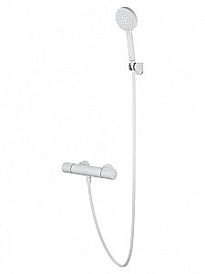 Смеситель для душа с термостатом WONZON & WOGHAND INN 2 WW-A2006-A-MW белый матовый купить в интернет-магазине сантехники Sanbest