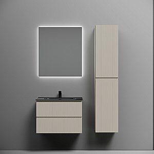 Тумба с раковиной Sancos Snob R 70 SNR70CE бежевая матовая для ванной в интернет-магазине Sanbest