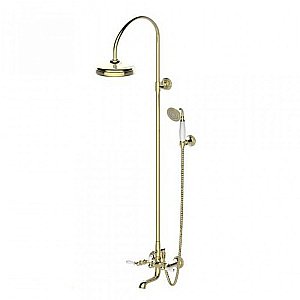 Душевая система Bravat ART F65193BAF-A2-RUS золото купить в интернет-магазине сантехники Sanbest