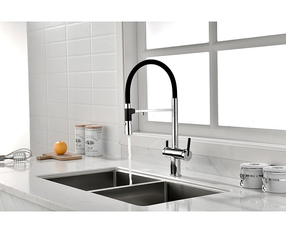 Смеситель для кухни Paulmark Gravity Gr213888-CR хром купить в интернет-магазине сантехники Sanbest