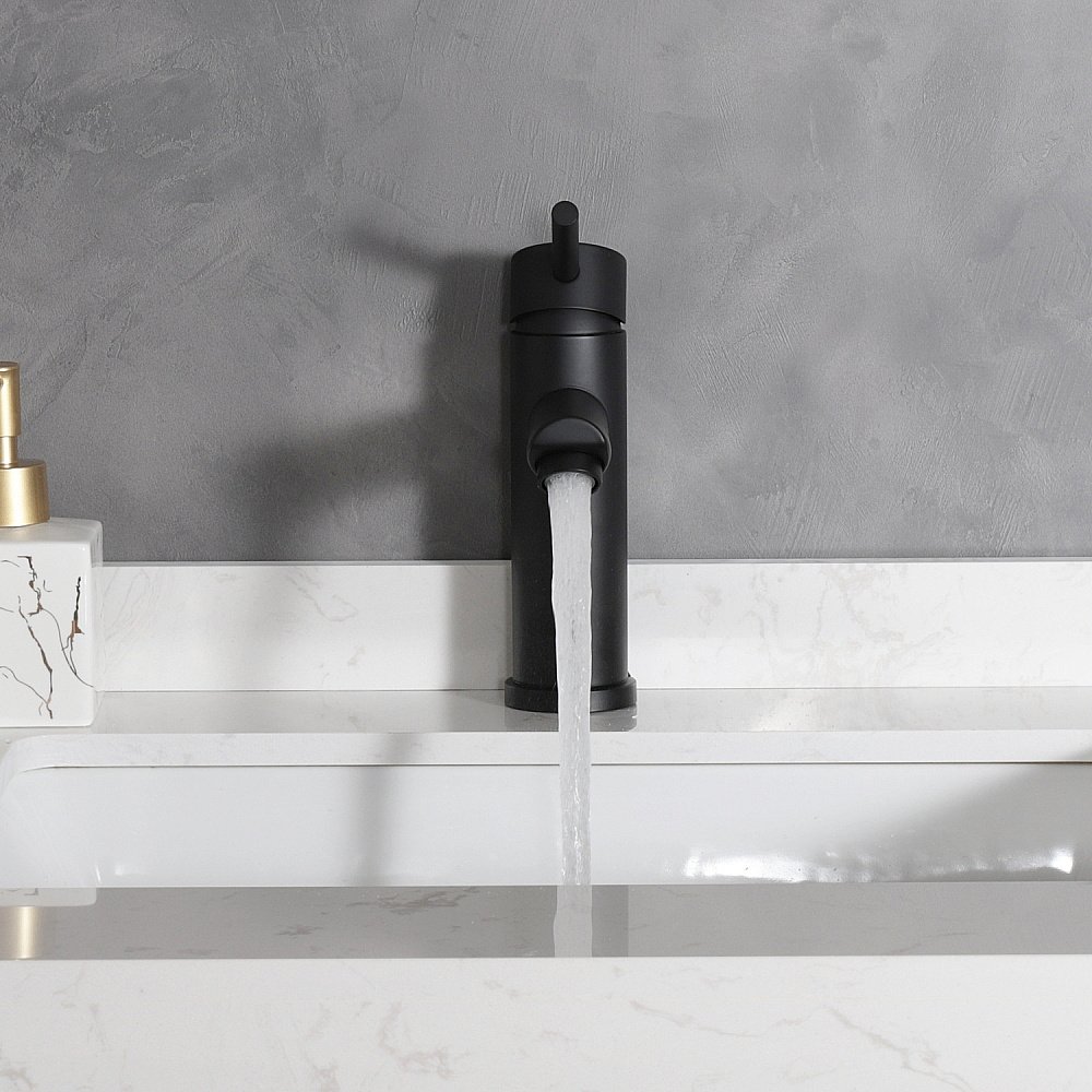 Смеситель для раковины Gid Berlin SS080-BM-K черный матовый купить в интернет-магазине сантехники Sanbest