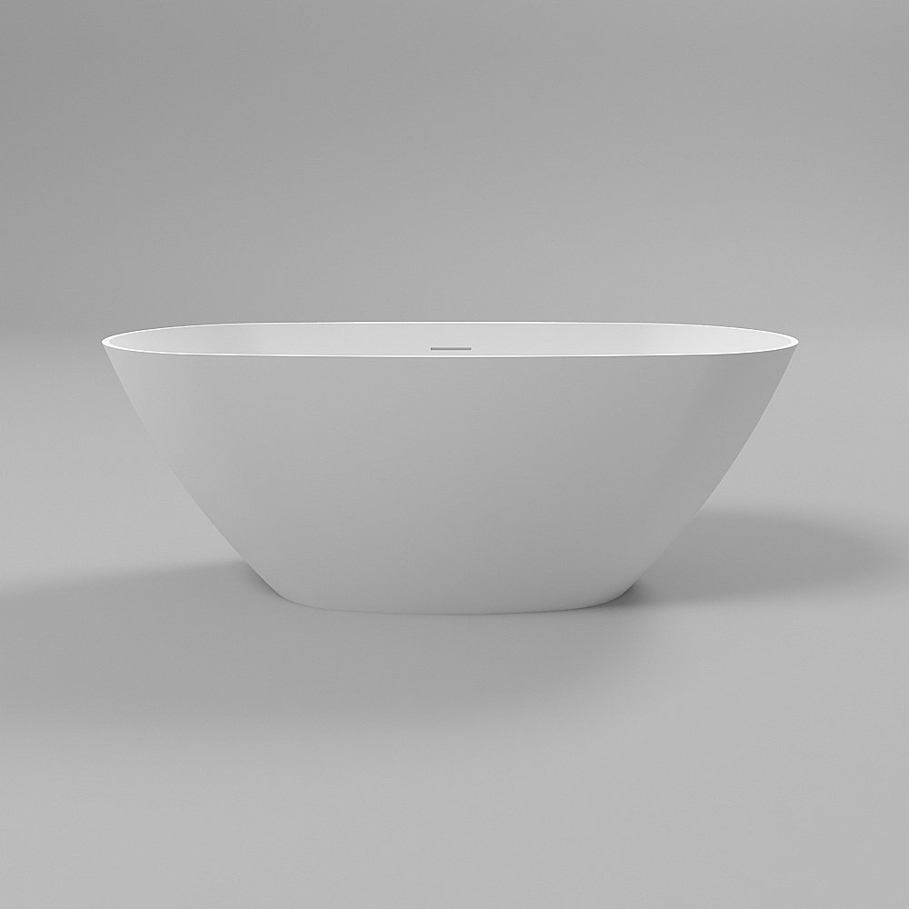 Ванна из искусственного камня WhiteCross Onyx X 160x75 белый матовый купить в интернет-магазине Sanbest