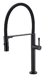 Смеситель для кухни Boheme UNO 114-B черный купить в интернет-магазине сантехники Sanbest