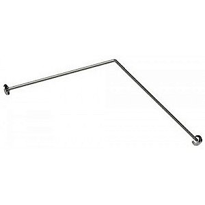 Карниз для поддона Aquatek Г-образный 120х90 KARN-0000036 хром купить в интернет-магазине сантехники Sanbest