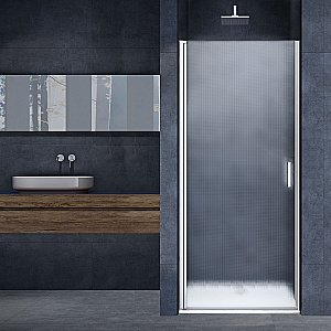 Душевая дверь Vincea Alpha VDP-3AL100MT 100 профиль хром/стекло текстурное купить в интернет-магазине Sanbest