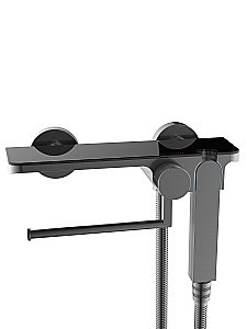 Гигиенический душ со смесителем WeltWasser HIGI SH2 GG Брашированная оружейная сталь купить в интернет-магазине сантехники Sanbest