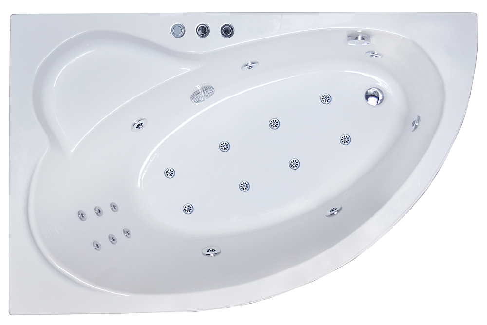 Гидромассажная ванна Royal Bath Alpine De Luxe 160x100 купить в интернет-магазине Sanbest