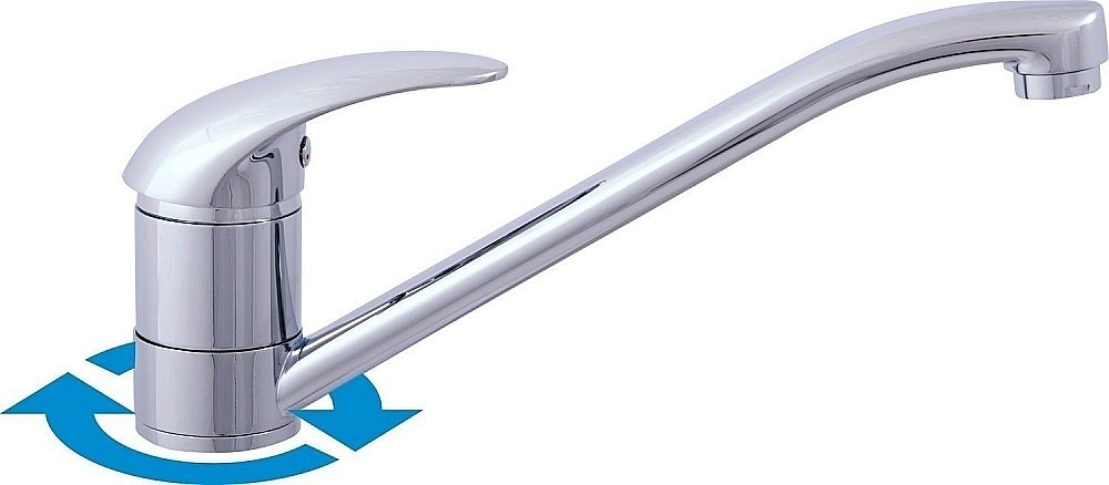 Смеситель для кухни RAV-Slezak DUNAJ D405.5LUX хром купить в интернет-магазине сантехники Sanbest