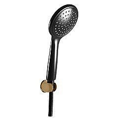 Душевая гарнитура Rav-Slezak SK0053-2CMATZ черный матовый/золото купить в интернет-магазине сантехники Sanbest