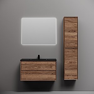 Тумба с раковиной Sancos Marmi 2.0 90 MR2.090ECH дуб чарльстон для ванной в интернет-магазине Sanbest