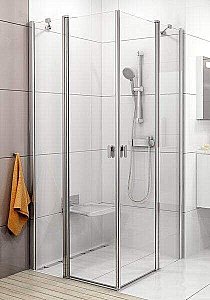 Душевой уголок Ravak Chrome CRV2 100x120 стекло прозрачное/профиль сатин купить в интернет-магазине Sanbest