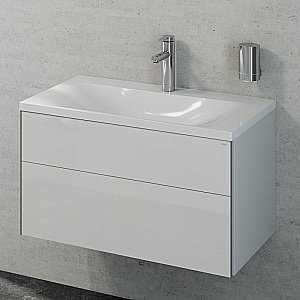 Тумба с раковиной KEUCO Royal Reflex 39603210100 80 белая для ванной в интернет-магазине Sanbest
