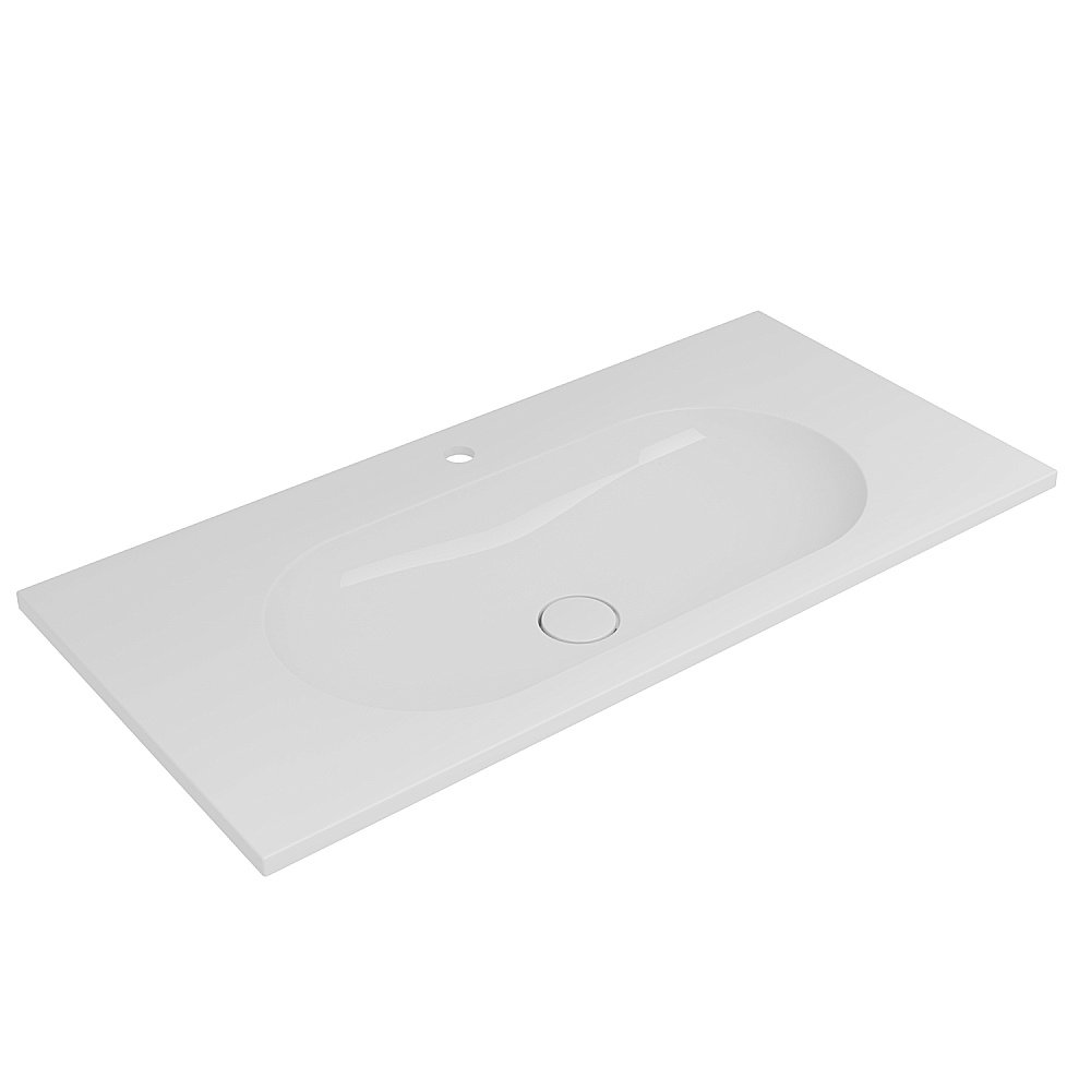 Раковина Vincea VCB-4H100W 100 белый купить в интернет-магазине Sanbest