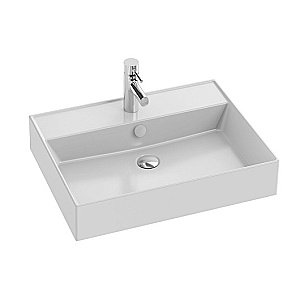 Тумба с раковиной Jacob Delafon VIVIENNE 60 дуб Давос натуральный/белый глянцевый для ванной в интернет-магазине Sanbest