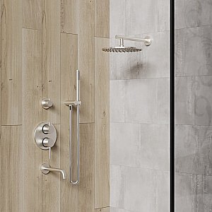 Держатель верхнего душа Paini 50PW745TT35 никель брашированный купить в интернет-магазине сантехники Sanbest