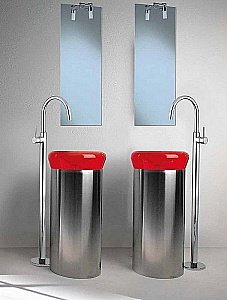 Смеситель для раковины Giulini Futuro 6590NO черный купить в интернет-магазине сантехники Sanbest