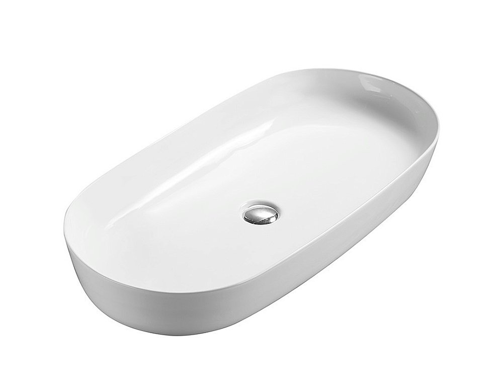 Раковина накладная SantiLine 81,5 SL-1079 белая купить в интернет-магазине Sanbest