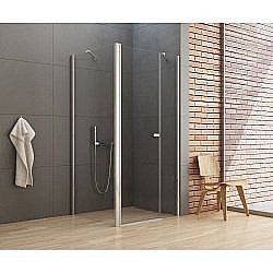 Душевой уголок NEW TRENDY NEW SOLEO K-0708 110x120 стекло прозрачное/профиль хром купить в интернет-магазине Sanbest