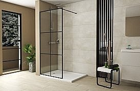 Душевое ограждение Bravat BLACKLINE BG090.5413B 90 купить в интернет-магазине Sanbest