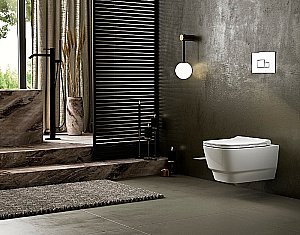 Унитаз Boheme Bello 971-MW белый матовый, безободковый купить в интернет-магазине Sanbest