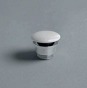 Донный клапан Simas PLCE bi matt белый матовый купить в интернет-магазине сантехники Sanbest