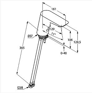 Смеситель для раковины электронный Kludi Balance 5210005 купить в интернет-магазине сантехники Sanbest