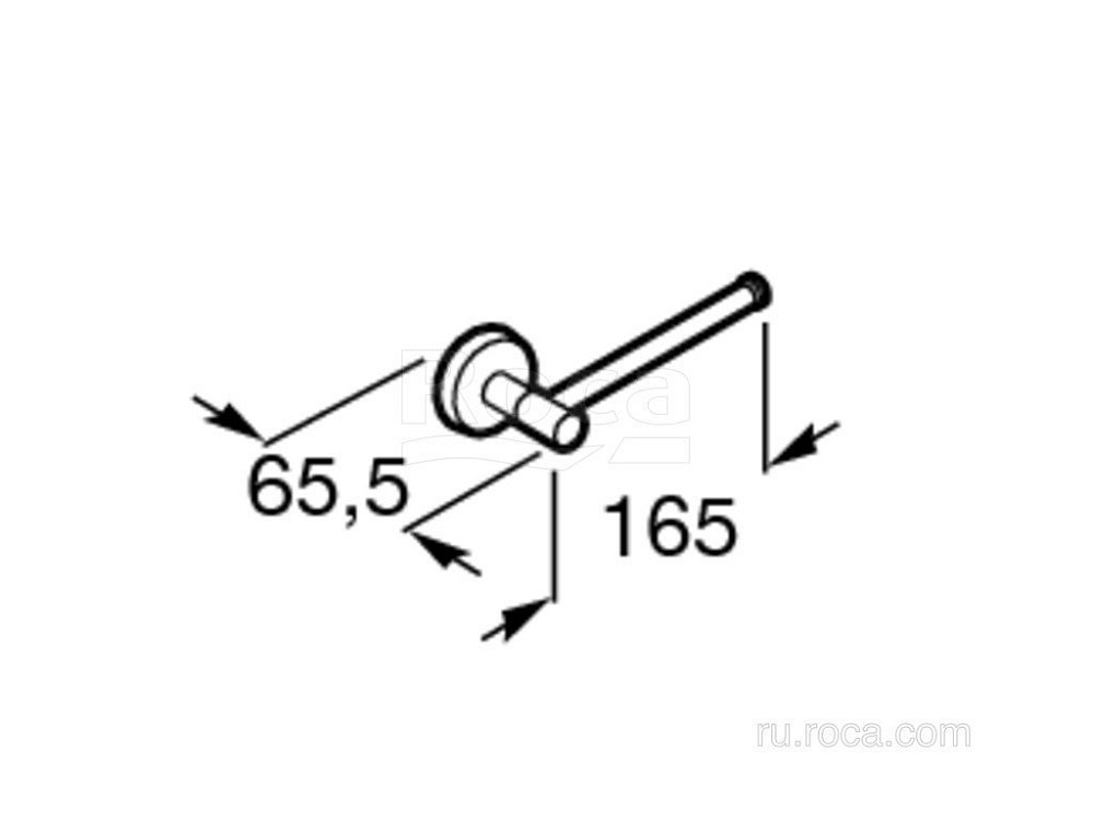 Держатель для туалетной бумаги Roca Twin 816712001 купить в интернет-магазине сантехники Sanbest