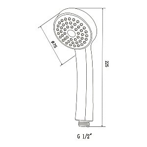 Душевая лейка Olive's D101 купить в интернет-магазине сантехники Sanbest