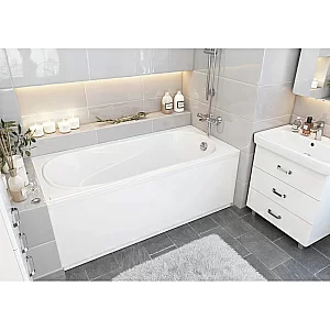 Ванна акриловая Santek Касабланка 150x70 1.WH50.1.530 белая купить в интернет-магазине Sanbest