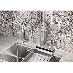 Смеситель для кухни Milacio Ultra MCU.556.SS нержавеющая сталь купить в интернет-магазине сантехники Sanbest