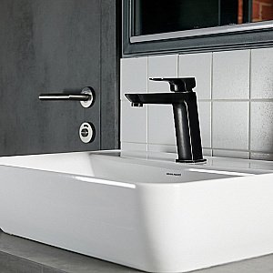 Смеситель для раковины PAINI Nove 09PZ211MESR черный матовый купить в интернет-магазине сантехники Sanbest