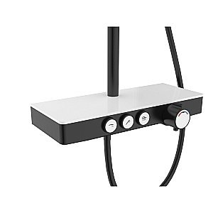 Душевая система BERGES MORANS 75002 черная матовая купить в интернет-магазине сантехники Sanbest